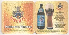 Unertl beer, Mühldorf - old beer mat "Mühldorfer Weissbier"