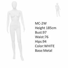 NEW WHITE Full Body Female Mannequin MC-2W FREE NEXTDAY DELIVERY Super Quality