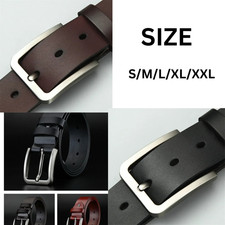 Mens Genuine Leather Belt