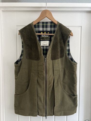 Barbour moleskin gilet medium - barbour,