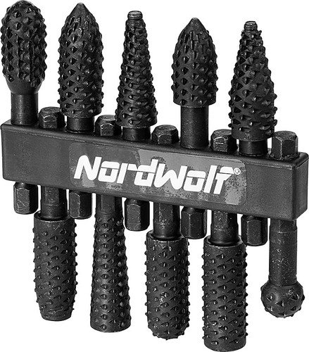 Rotary burr rasp file set - rotary,