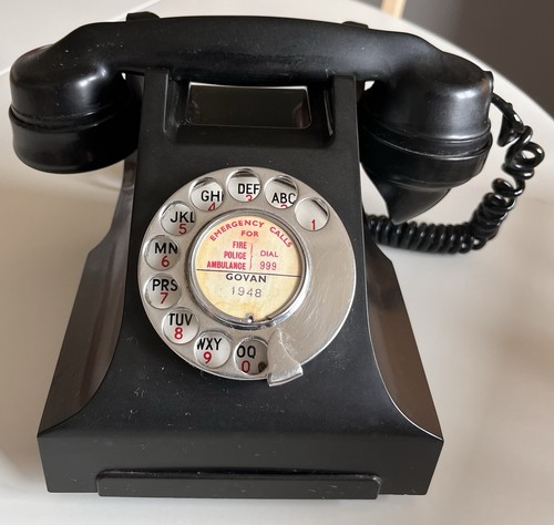 Vintage bakelite rotary - bakelite,