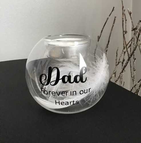 Personalised tea light - tea, candle