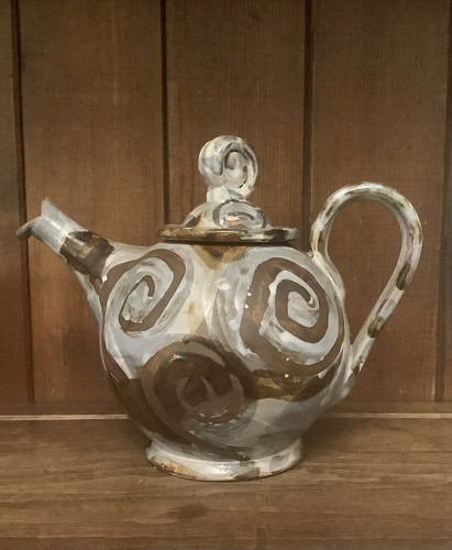 Pottery handmade teapot unique - pottery,