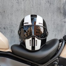 Retro Motorcycle Helmet Full