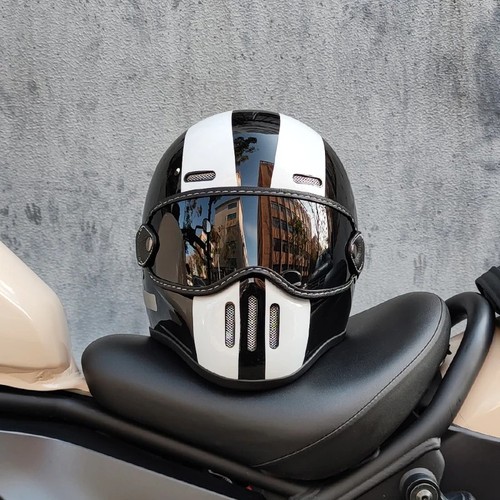 Retro motorcycle helmet - retro,