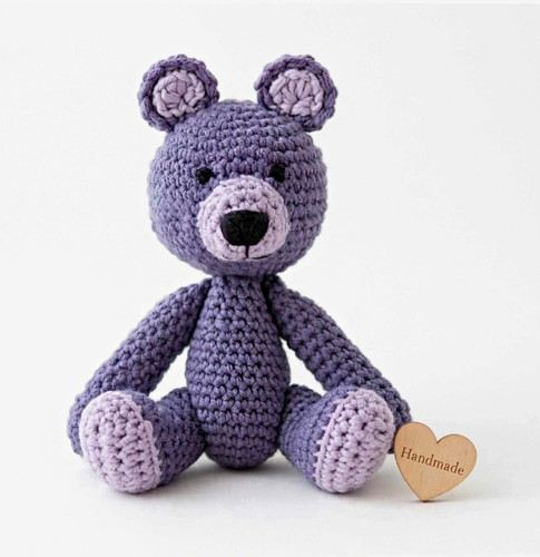 Handmade crochet teddy - handmade,