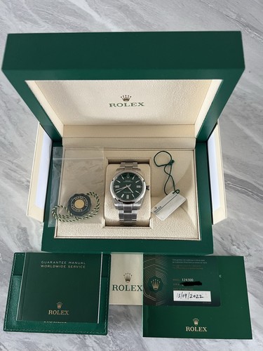 Rolex oyster perpetual green - rolex,