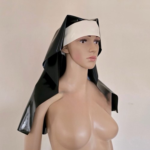 Latex nun hood and - nun,
