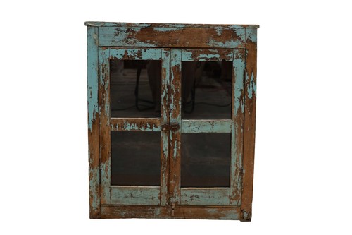 Vintage indian hardwood glazed - indian,