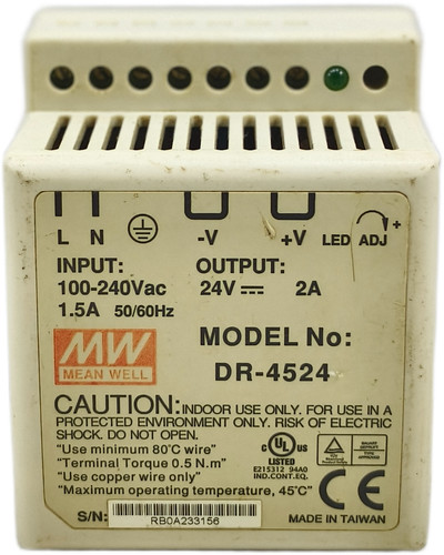 Meanwell 4524 48w 5 - 2a, 1.5''