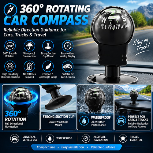 Car compass 360 - car, degree