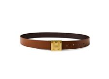 Hugo boss Womens Karlie Leather Belt Brown  75cm  (fits 26” ) RRP £89