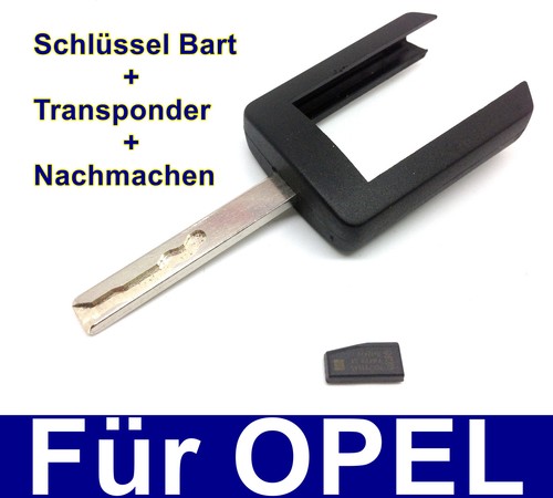 Spare key beard transponder - spare, beard+transponder