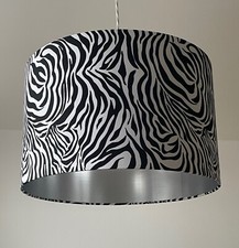 Lampshade Black White Animal