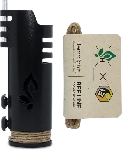 Hemp wick lighter wrapper - lighter,