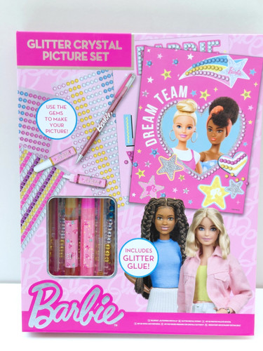 Barbie glitter crystal picture - barbie,