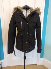 Topshop Ladies Black Faux Fur