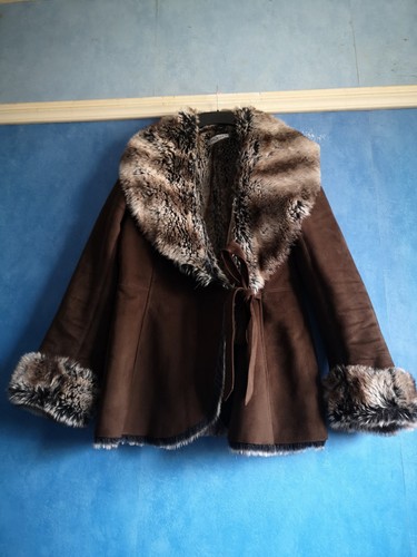 Planet brown faux suede - planet,