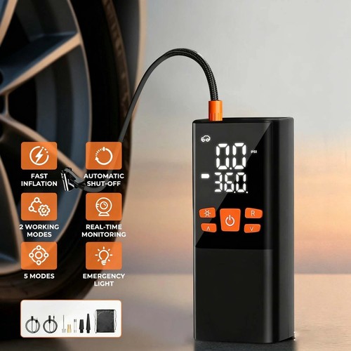Car tyre inflator cordless - car,