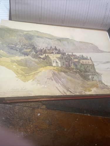Vintage original watercolour - vintage,