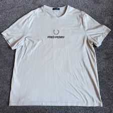 Fred Perry Beige Short Sleeve