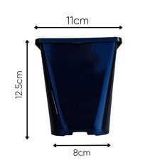 Black plastic plant pots - plant, 1