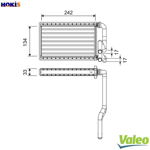 Heat exchanger interior - exchanger,