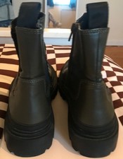 Zara Green/Black Boots Size 5