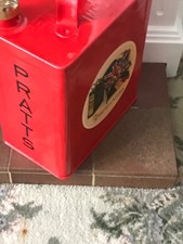 Pratts Petrol Can in Red with brass cap
