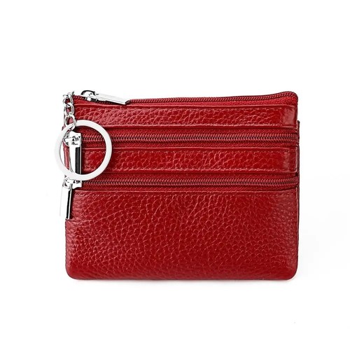 Women key ring leather - leather, mini