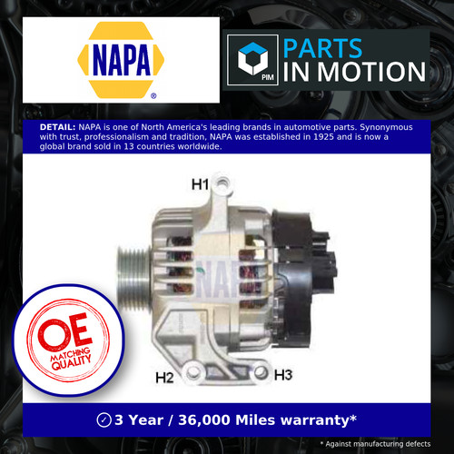 Alternator fits fiat qubo 225 - alternator,