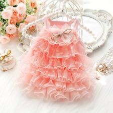 Pet Dog Princess Dress,Summer Dog&Cat Gown TU TU Skirt Bowknot for Small Breeds