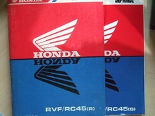 GENUINE HONDA RVF750 RC45 SUPERBIKE 1994 FACTORY WORKSHOP MANUAL+ADDENDUM 62MW40