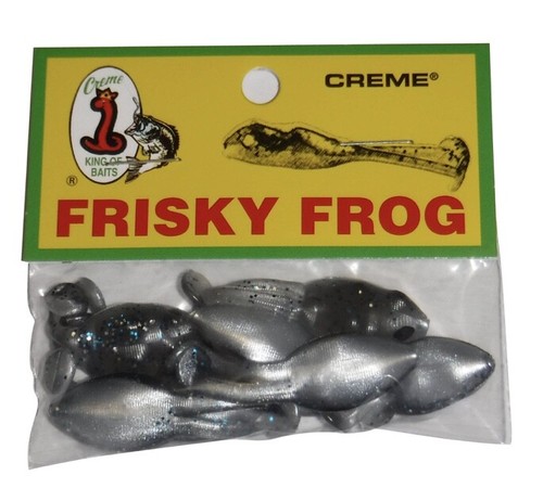 Creme frisky frogs swim bait - frisky,