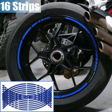 16x blue reflective stickers - 16x,