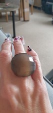 Lola Rose Sterling Silver Semi Precious Ring. Size L