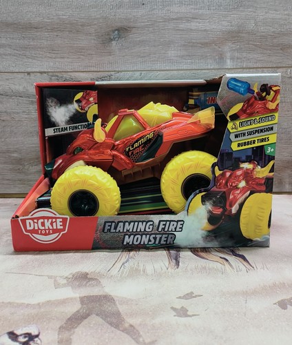 Flaming fire monster - fire, truck