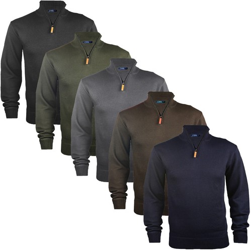 Mens soft new half zip - half,