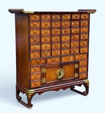 Chinese Apothecary Cabinet, 46 Drawers & Cupboard. Great Storage Piece