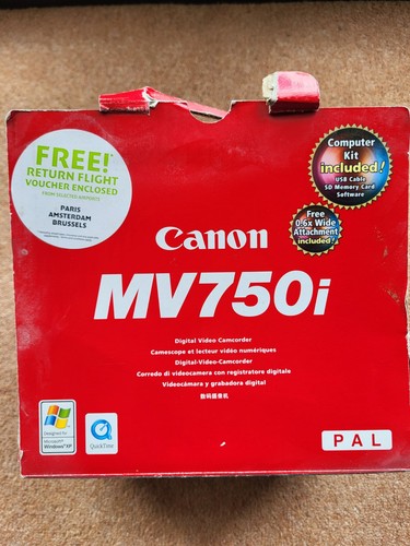 Canon mv750i handheld minidv - handheld,