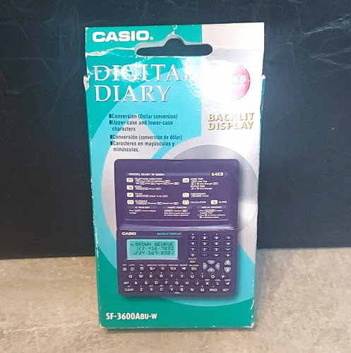 Casio digital diary 3600a - casio,
