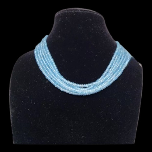 Fine aquamarine beads aaa - aquamarine,