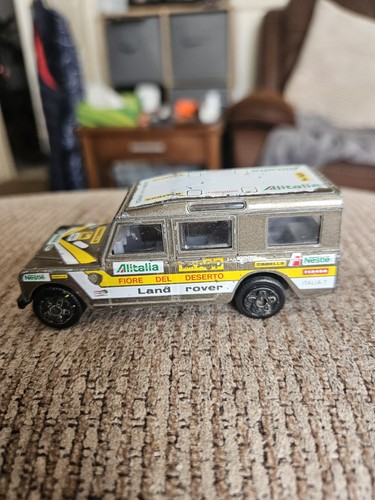 Burago land rover olive green - burago,