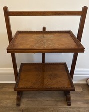 Antique Oak Serving Tea Table