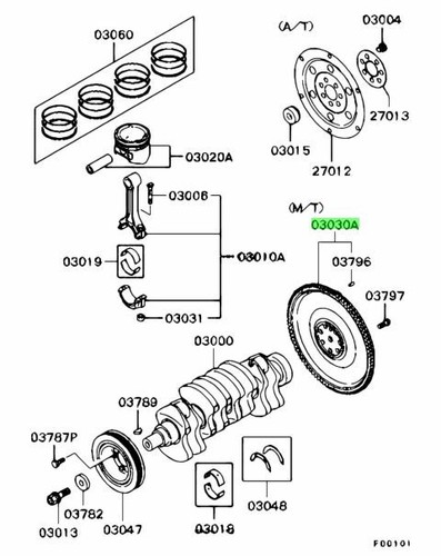 Flywheel assembly speed for - 6,