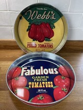 Retro Tin Tray, Tomato Tray