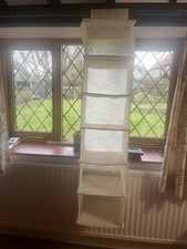 Six Tier Collapsible Lightweight Hanging Storage Organiser For Wardrobe