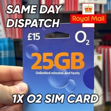 O2 PAY AS YOU GO SIM CARD-