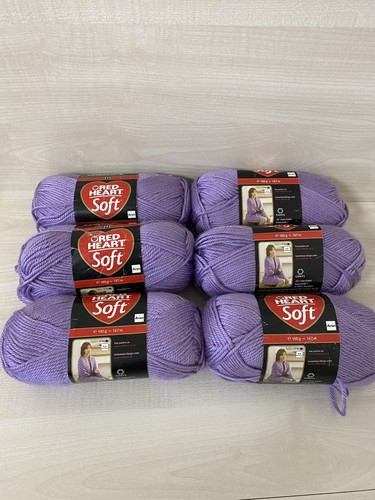 Red heart soft aran - red, 100g